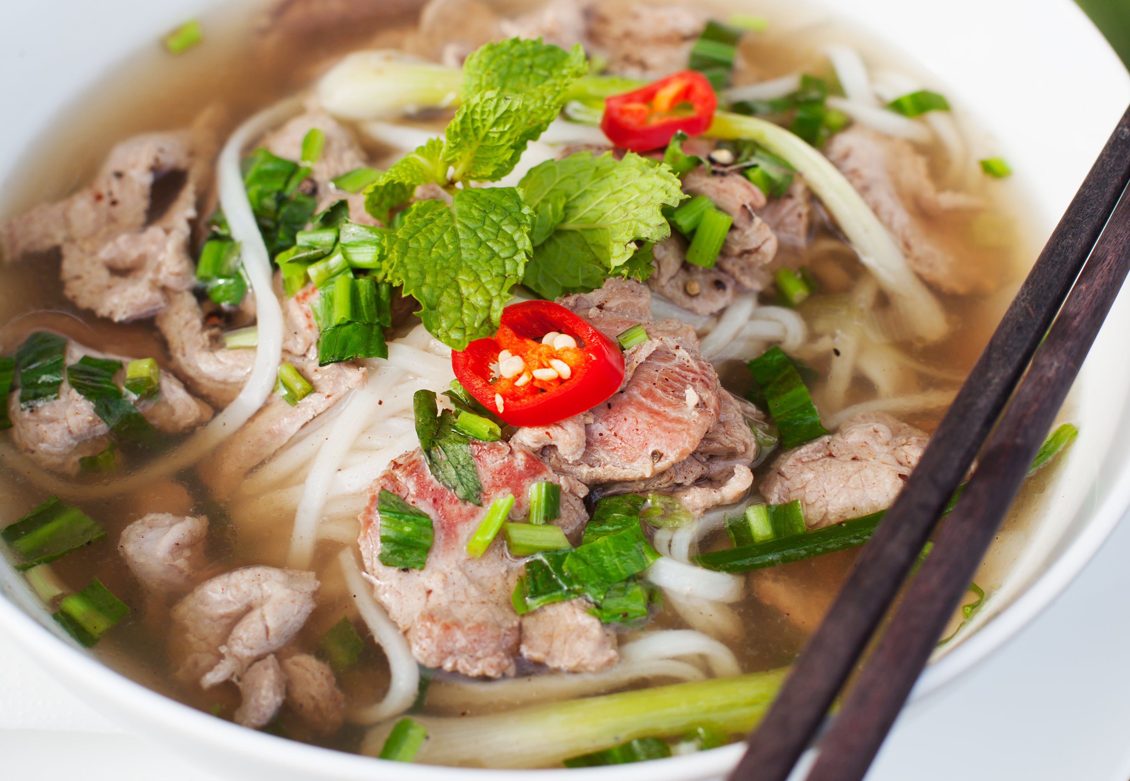 Pho Bo - Vietnamin kuuluisa naudanlihakeitto Pho Bo - Vietnamin kuuluisa naudanlihakeitto