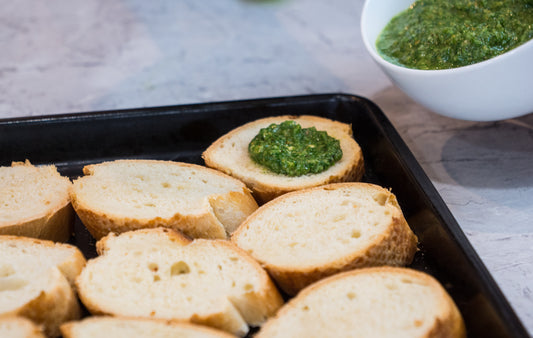 green spicy chimicurri sauce