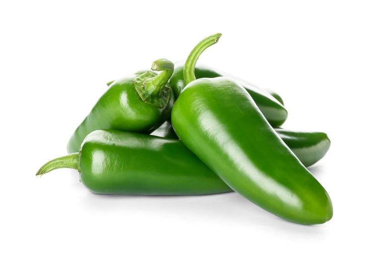 green hot jalapeno peppers