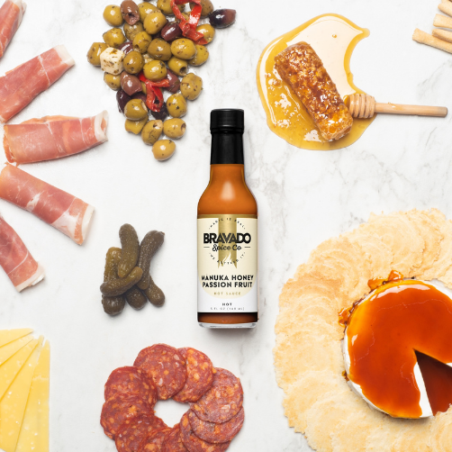 MĀNUKA HONEY & PASSION FRUIT HOT SAUCE