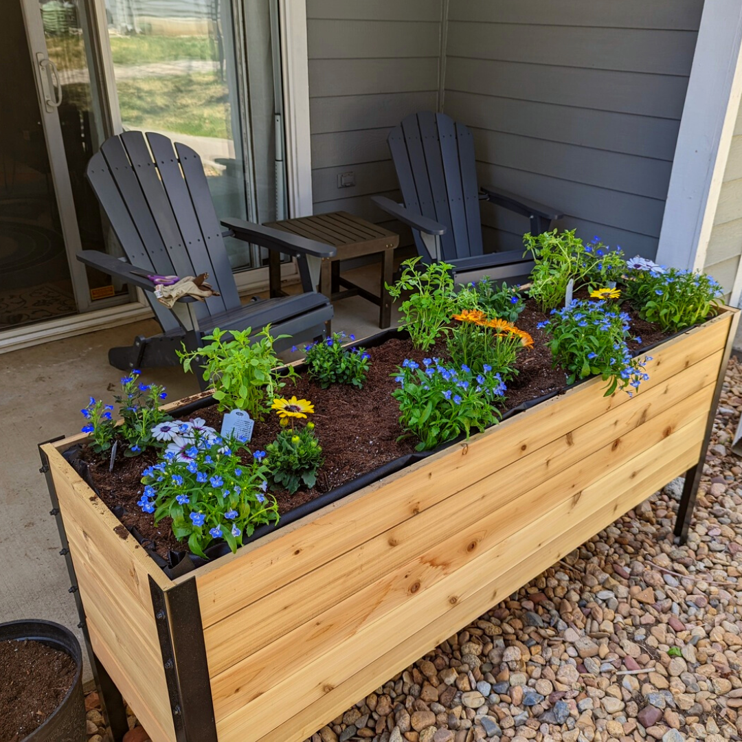 18" x 60" Raised Garden Bed - 30" TALL