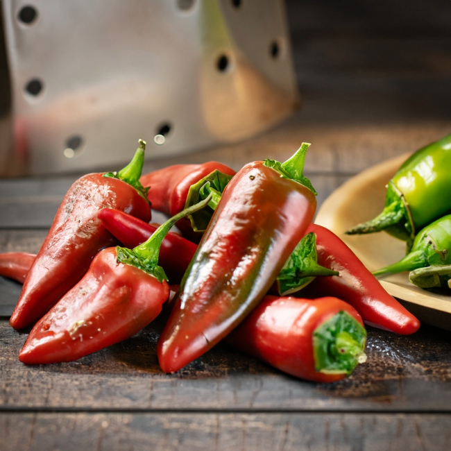 Semillas de chile jalapeño y chipotle