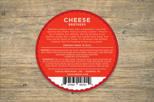 Gouda con miel y sriracha