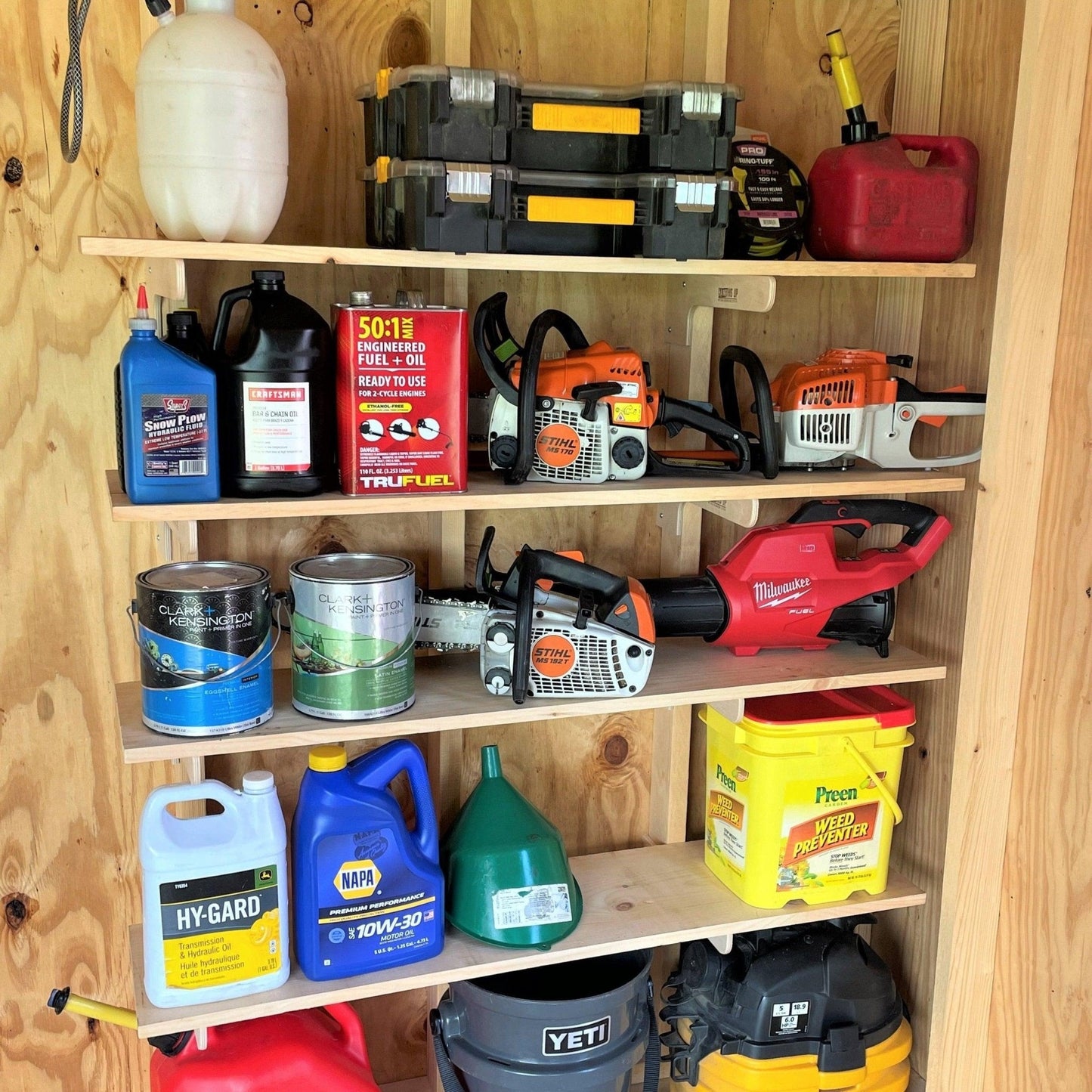 Deluxe Shed Organizer Kit