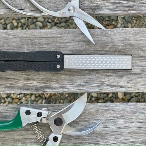 garden scissors sharpener by The Celtic Farm