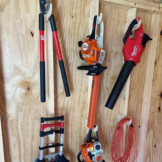 Complete Shed Organization Kit – Stud Mount
