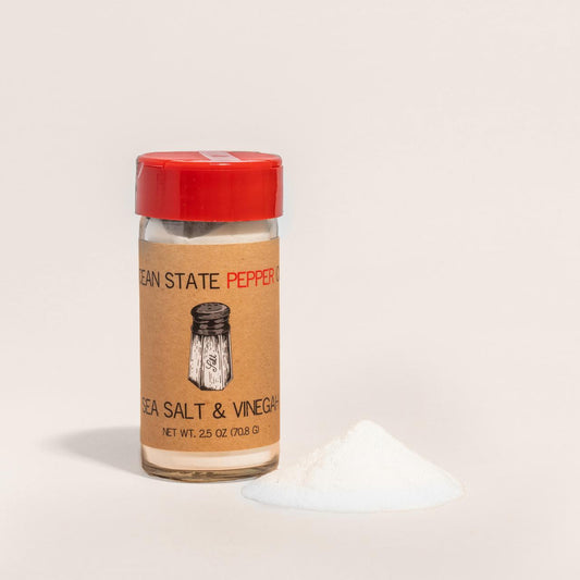 Sal marina y vinagre