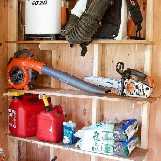 Shed Shelf Bracket Kit 10" Shelving