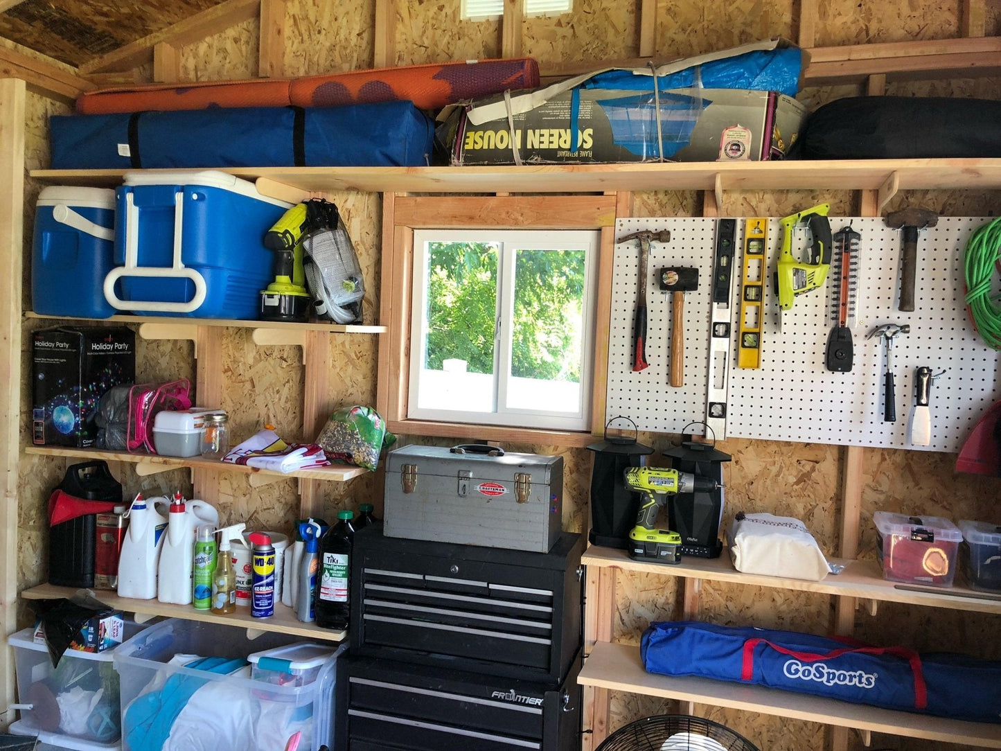 Shed Shelf Bracket Kit 10" Shelving