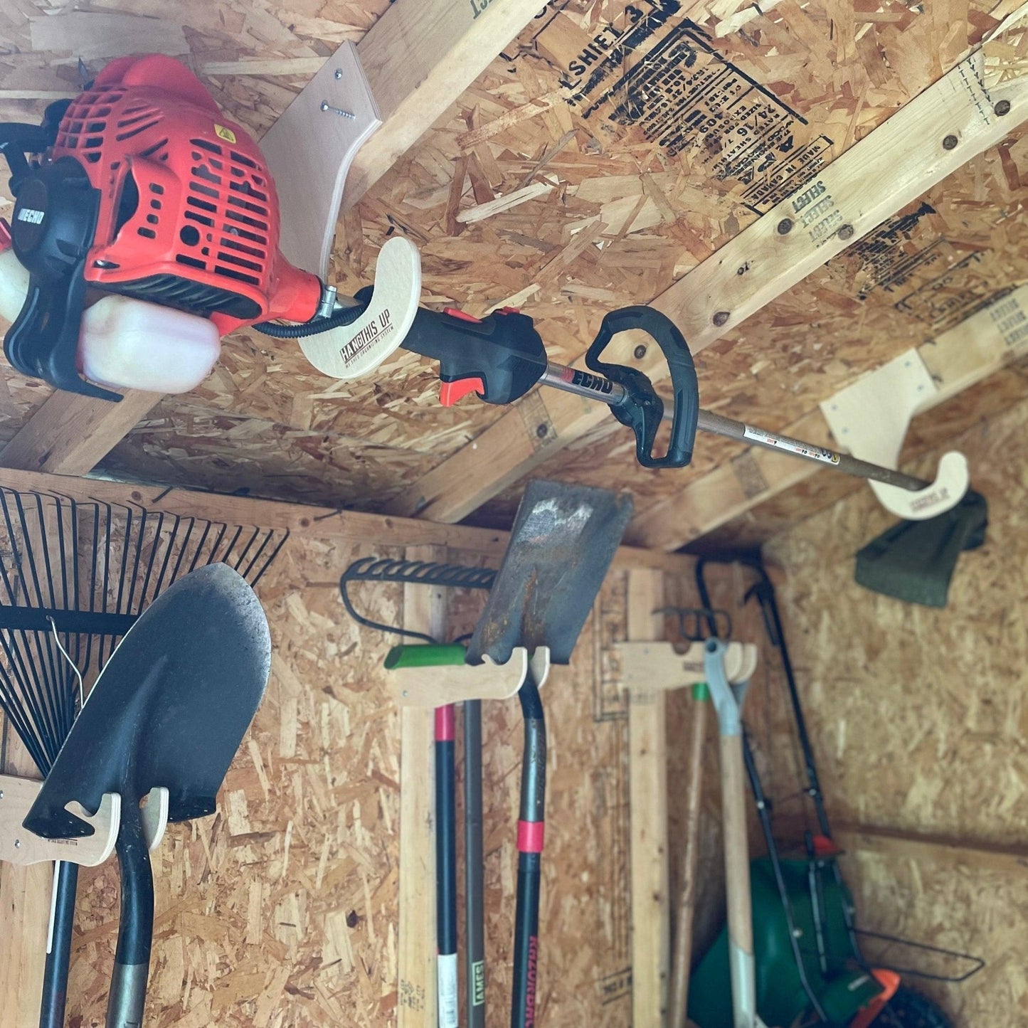 Ceiling Weed Wacker Organizer