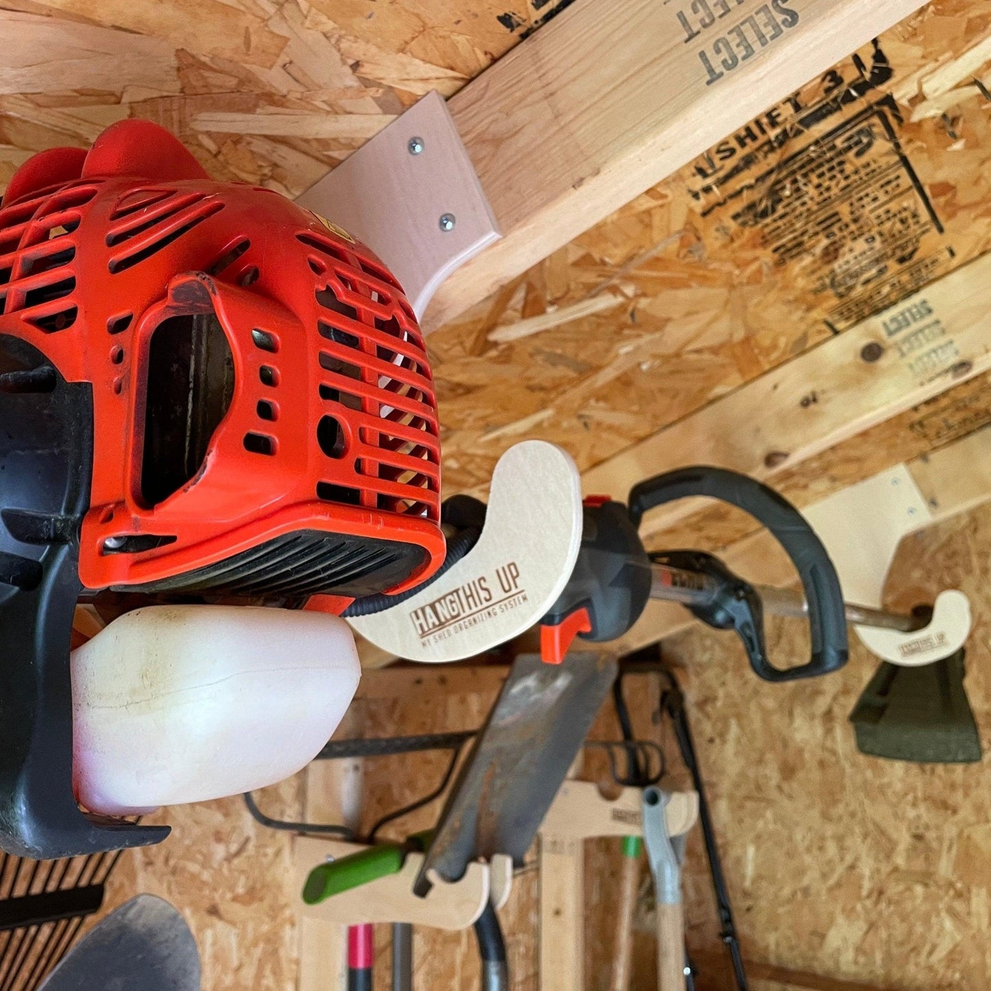 Ceiling Weed Wacker Organizer