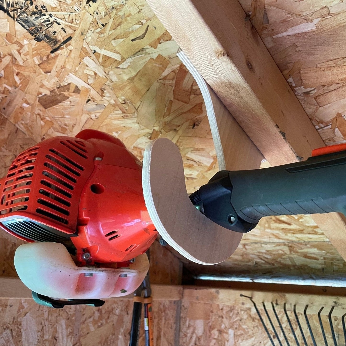 Ceiling Weed Wacker Organizer