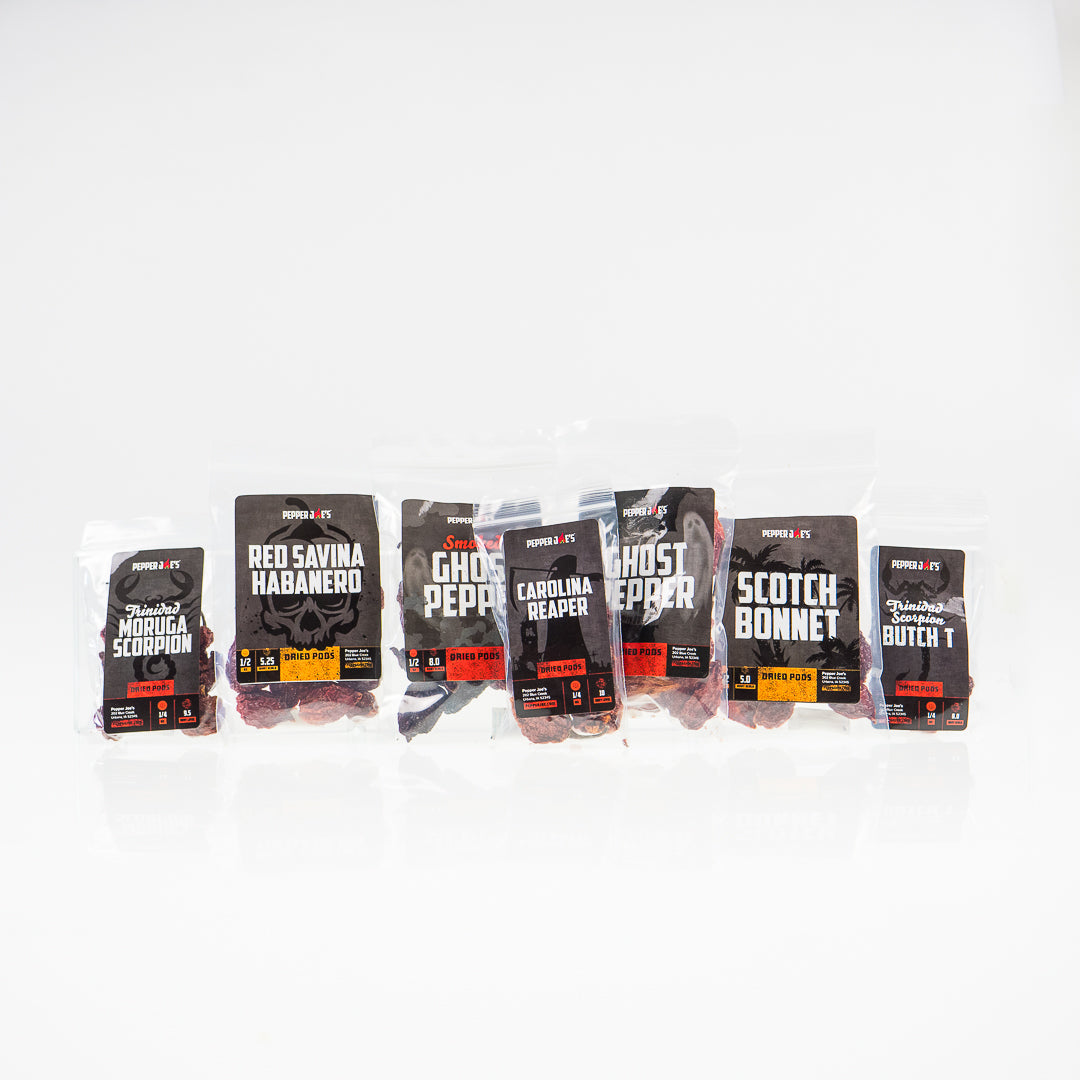 Pepper Joe's hot pepper dried pods bundle