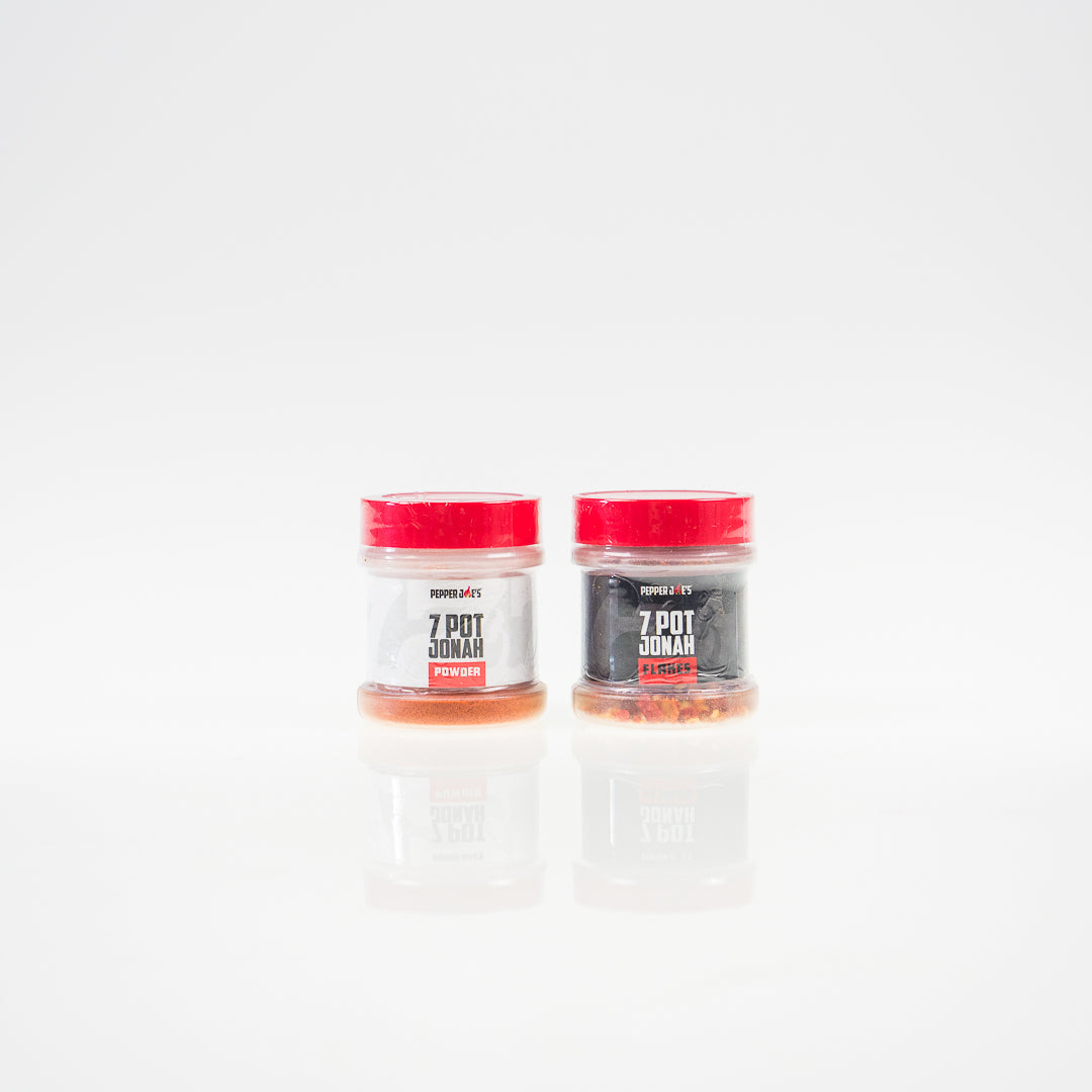 Pepper Joe's 7 Pot Jonah Flakes and Powder