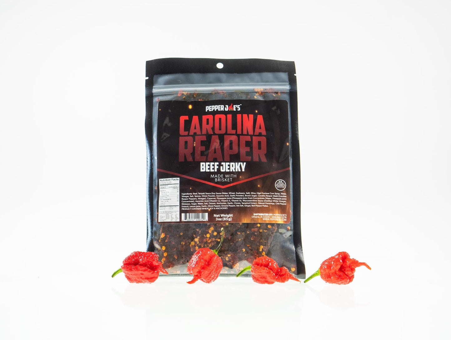 Carolina Reaper Beef Jerky