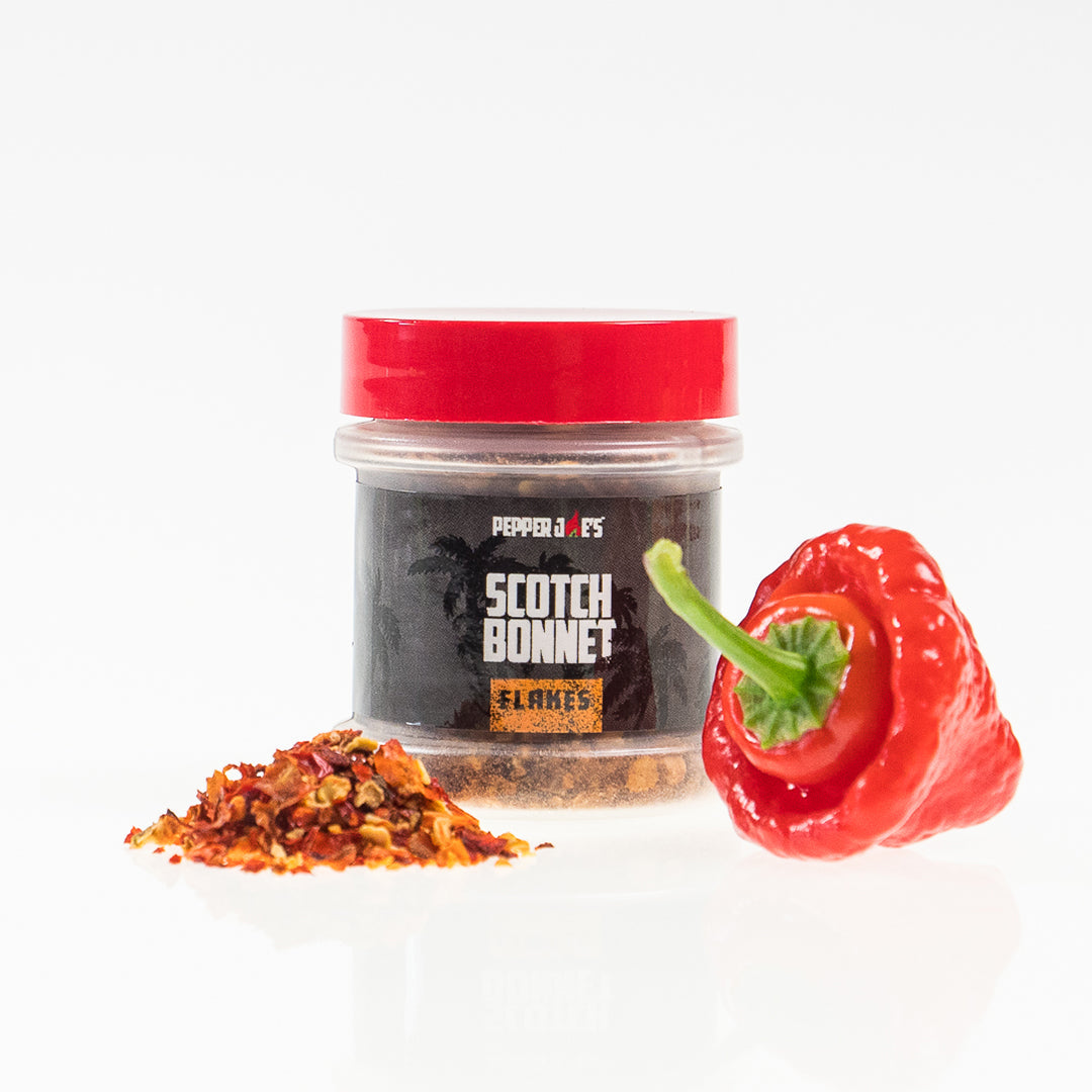 Ghost Peppers, Powder and Flakes Spice Gift Set Gift Box Color: Black