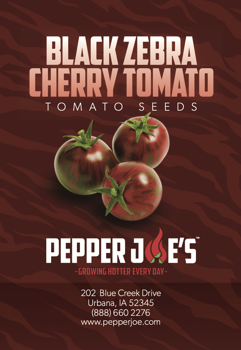 Black Zebra Cherry Tomato Seeds