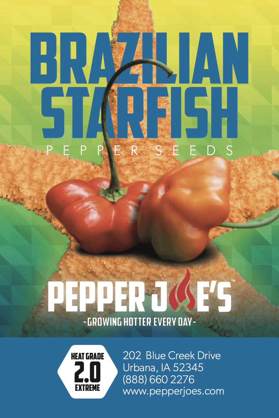 Brazilian Starfish Pepper Seeds Novelty