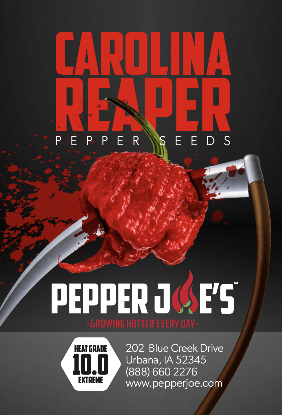 Carolina Reaper Pepper Seeds for sale - Aka Hp22B Champion