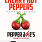 Pepper Joe's Hot Cherry Bomb Peppers - seed label of Cherry Hot peppers