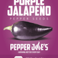 Pepper Joe's Purple Jalapeno seeds - seed label of Purple Jalapeno peppers