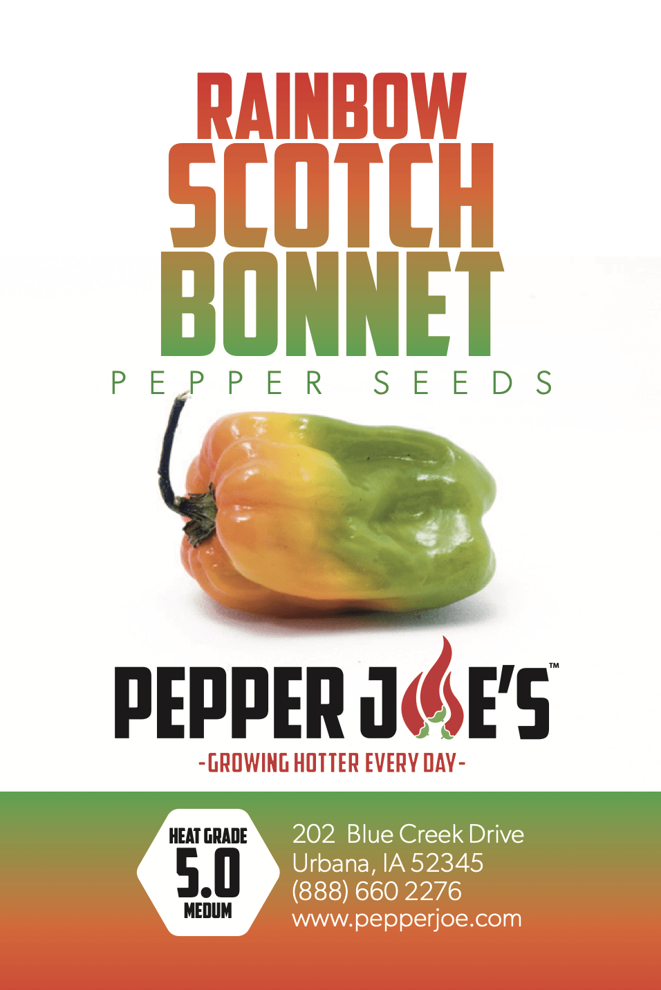 Scotch Bonnet Rainbow Seeds