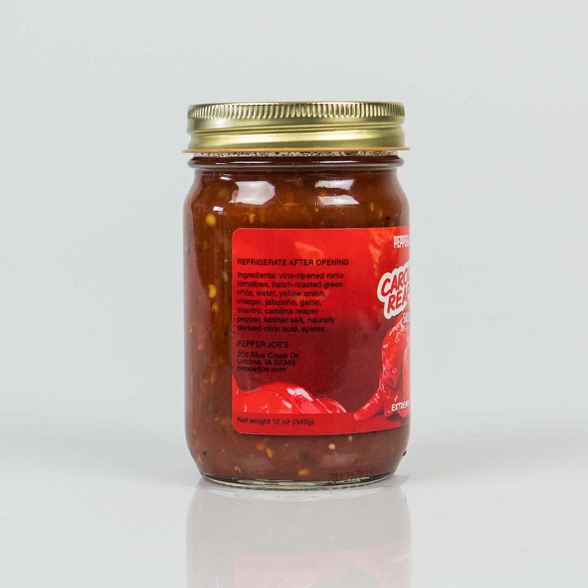 Pepper Joe's Carolina Reaper spicy salsa