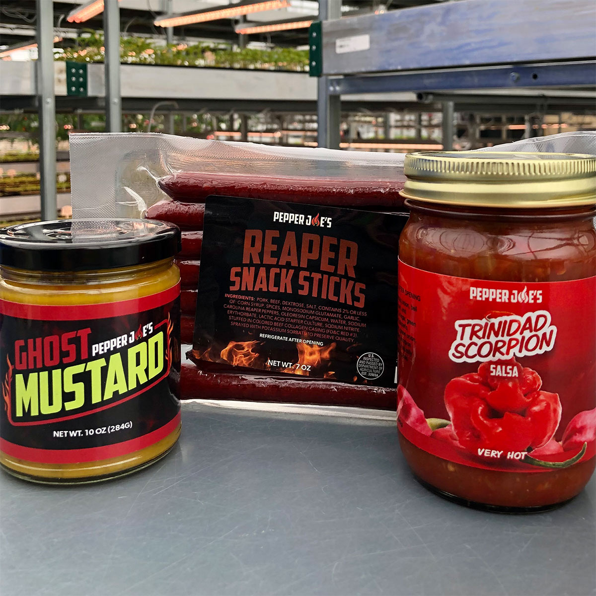 Pepper Joe's Tour of Heat Super Spicy Snack Bundle - spicy snacks and sticks