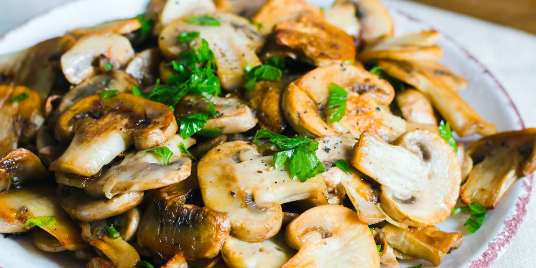 Garlicky Mushrooms