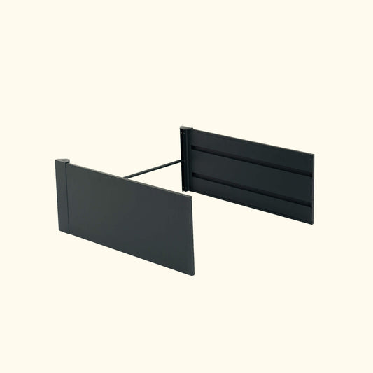 17″ Tall Modern Garden Bed Extension Kit 41″ Long in Midnight Blue on a white background.