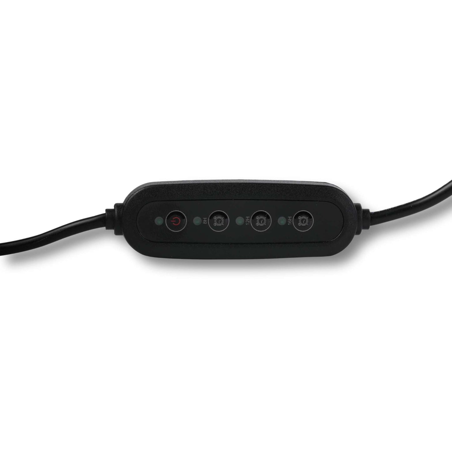 Close up of the light timer and power controller for the 2 FT LED Grow Light