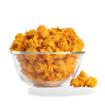 Palomitas de maíz con tocino y barbacoa