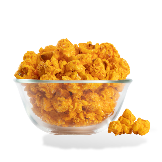 Palomitas de maíz con tocino y barbacoa