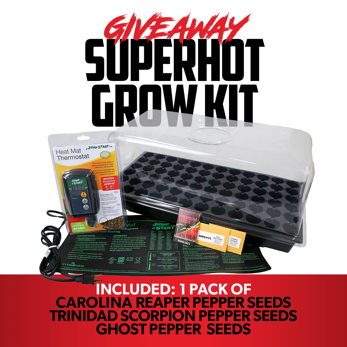 SHS 2023 Superhot Pepper Grow Kit