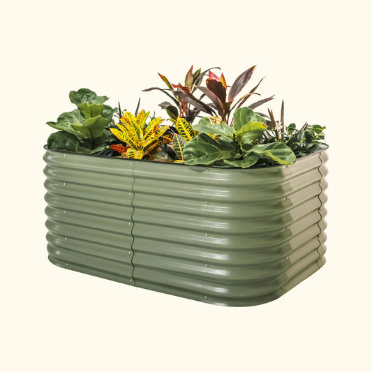 26″ Tall 6-in-1 Medium Modular Metal Raised Garden Bed Kit