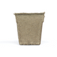 4" square biodegradable seed starting pot on white background