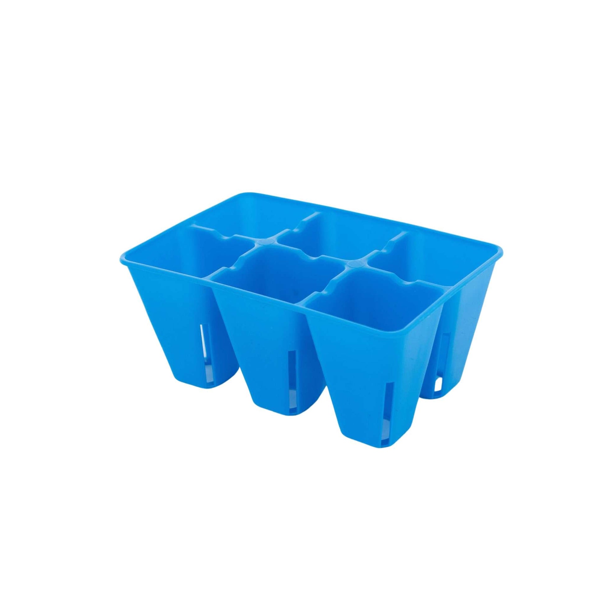 plug trays for planting seeds 6 Cell Plug Tray Inserts Colors – Pepper Joe's