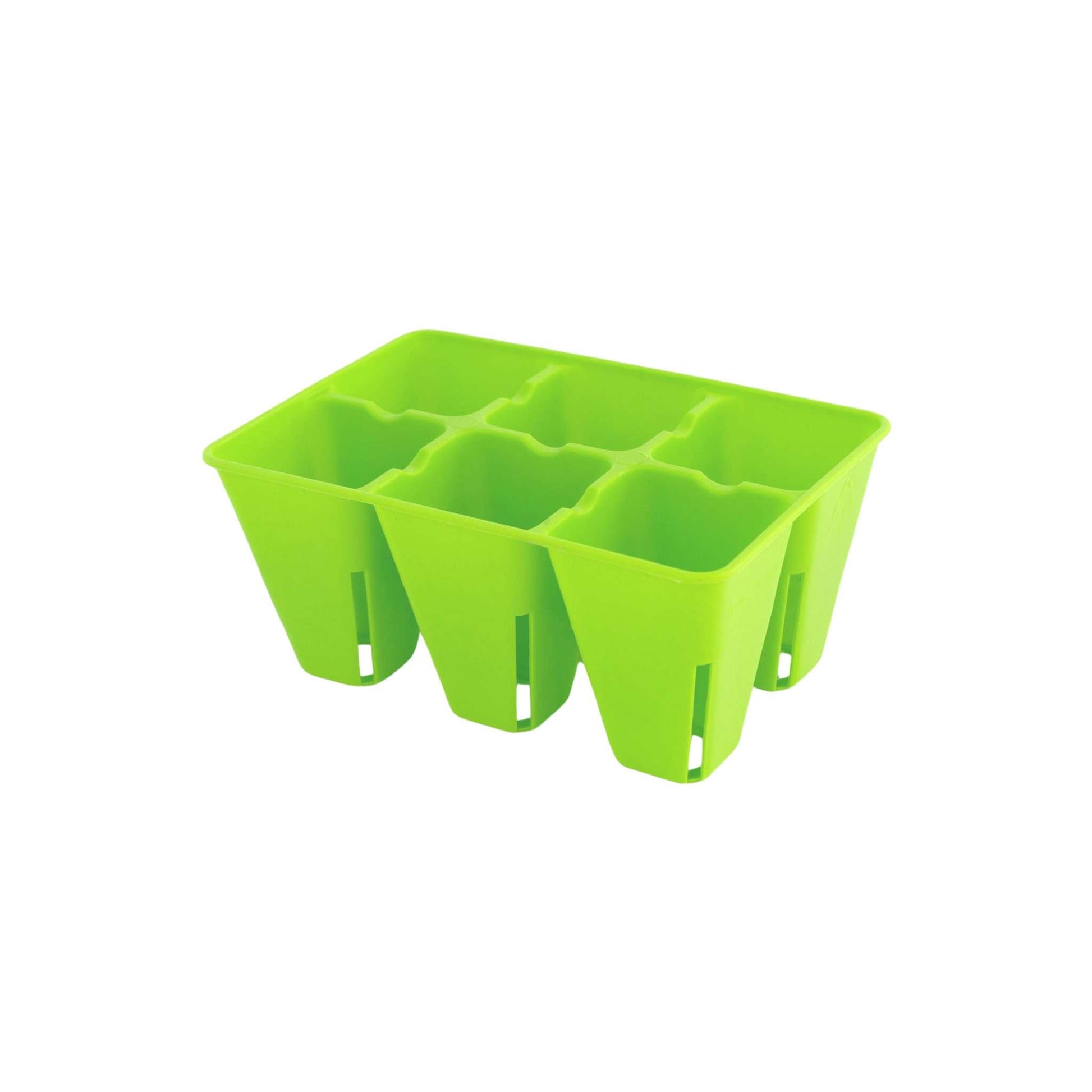 plastic plant cell trays 6 Cell Plug Tray Inserts Colors – Pepper Joe's