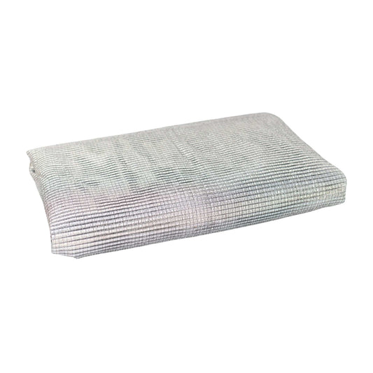 white shade cloth on white background 