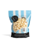 Bag of City Pop Blue Cheese popcorn with blue and white striped design on a white background