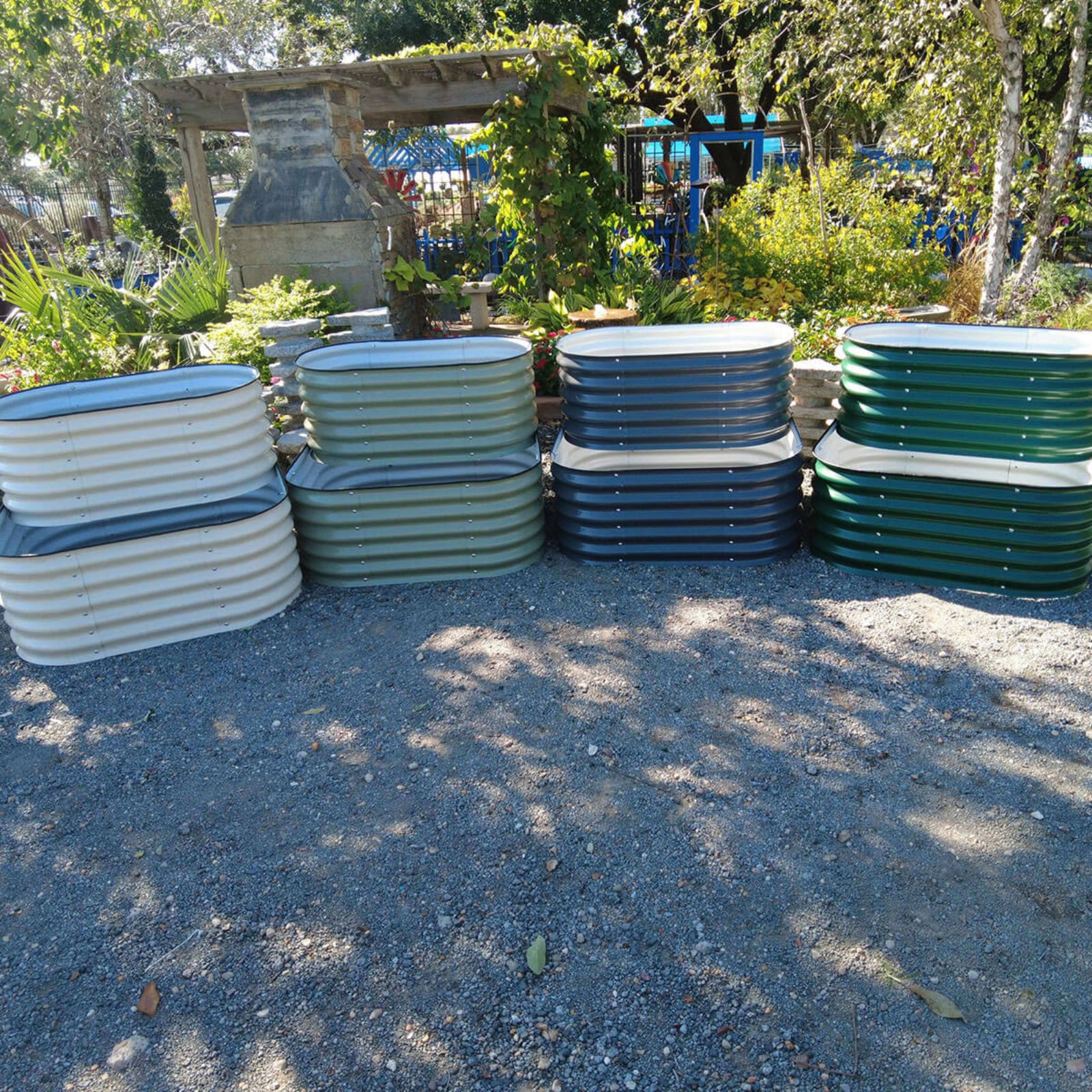 Budd & Joey バウバブ　32 Jカラー　スケールフロッグ Cascading Metal Raised Garden Bed Kit – Standard Size – Pepper Joe's