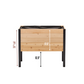 Cedar Planters 18x36 inch raised garden bed dimension diagram: 30 inch total height, 12.5 inch ground clearance, 17.5 inch box height