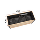 Cedar Planters 18x48 inch planter box top view showing 18 inch width, 60 inch length, and 12 inch planting depth