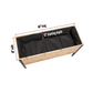 Cedar Planters 18x48 inch raised garden bed top view showing 18 inch width, 48 inch length, and 12 inch planting depth