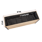 Cedar Planters 18x60 inch planter box top view showing 18 inch width, 60 inch length, and 12 inch planting depth