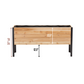 Cedar Planters 18x60 inch planter box dimension diagram: 30 inch total height, 12.5 inch ground clearance, 17.5 inch box height