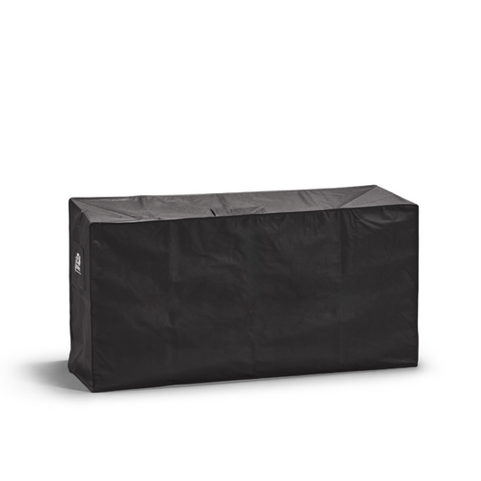 Cedar Planters winter cover on 18x48 inch planter box on a white background. 