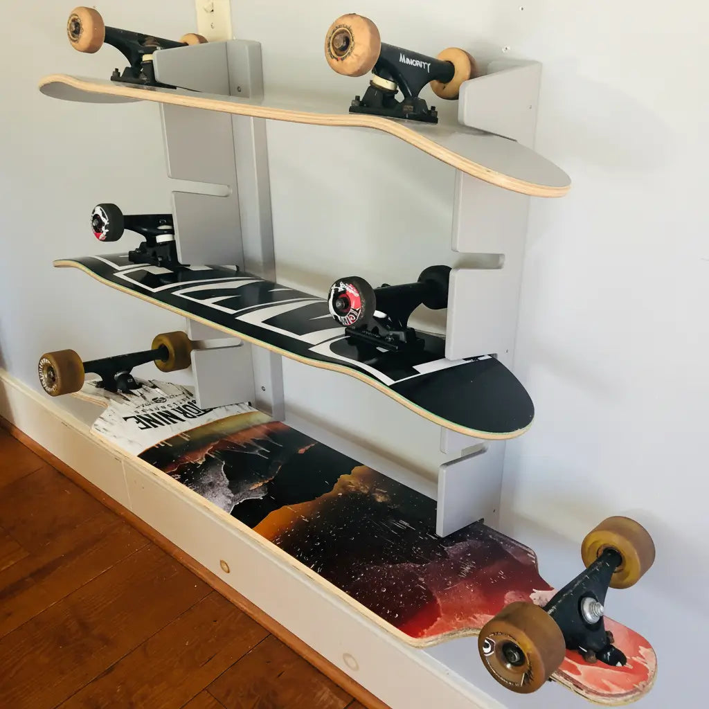 Skateboard Organizer- Flush Mount