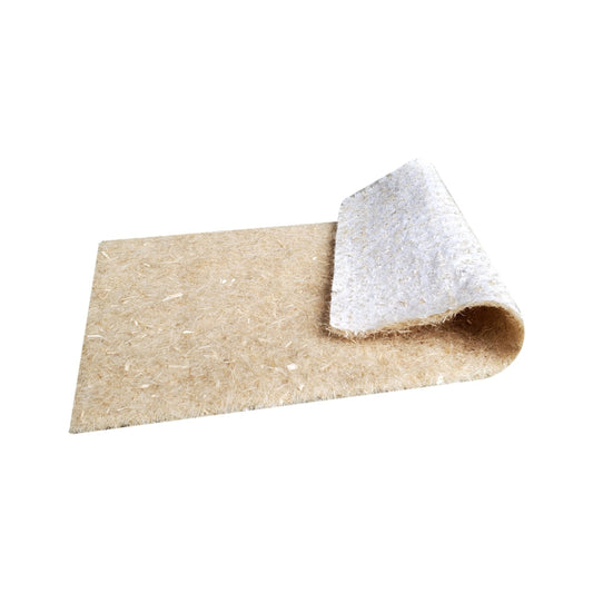 Close-up of hemp mat, front and back. Hydroponic growing supplies