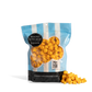 Bag of City Pop Hot Cheese  popcorn with visible branding on a white background